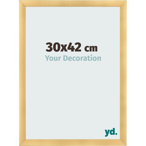 yd. - Cadre photo 30x42 - Or Mat - MDF - Pisa (1/5)