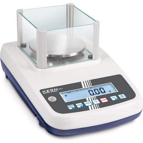 Kern Präzisionswaage EWJ 600-2SM, Wägebereich 600 g, Ablesbarkeit 0,01 g
