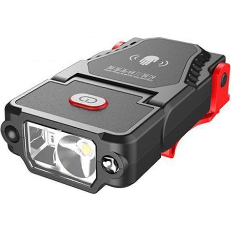 Lampe LED rechargeable USB à clip pour casquette de baseball (1/5)
