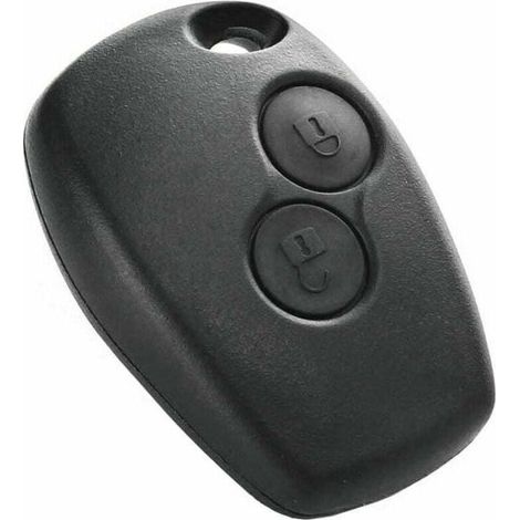 Coque de clé de télécommande compatible avec Renault Dacia Sandero Duster Lodgy Logan Dokker 2 boutons (1/4)