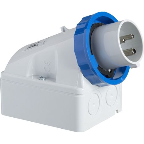 Spina Parete Bt Ip67 2Pt 32A 220V ( Schneider Cod. 83566 )