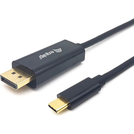 [GEBRAUCHT] B-Ware EQUIP Kabel Leitung USB Typ-C DisplayPort Grau 2 m 4K Plug Play (1/2)