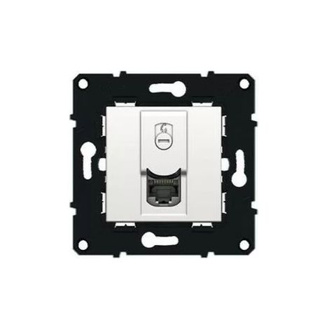 Arnould Espace Evolution 64026 Toma multimedia RJ45 Cat6 STP (Grado 3) Blanco