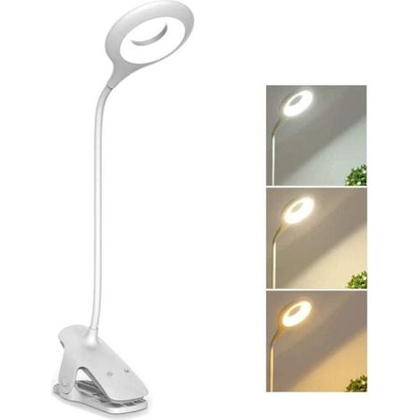 Lampe à pince intensité réglable pour bureau intelligent de lecture LED la protection des yeux PH500 (1/4)