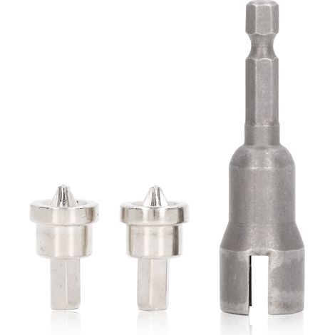 Lot de 6 embouts de positionnement à douille PH2 pour vissage de plaques de plâtre, outils industriels de fixation (1/5)