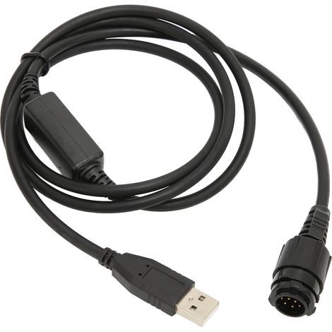 Câble de programmation USB 4 pieds pour Motorola DGM4100 DM3601 XiR M8200 M8228, radio portable bidirectionnelle (1/5)