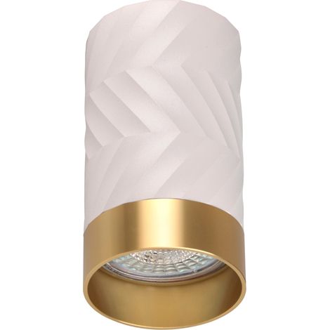 Bombilla GU10 blanca-dorada de montaje en superficie, modelo 323583 Polux (1/5)