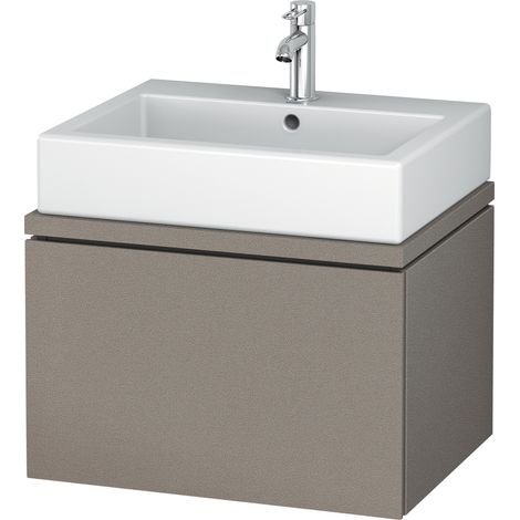 Mobiletto Duravit L-Cube per console Compact, larghezza 620 mm, profondità 477 mm, 1 cassetto, colorazione: Terra Opaco - LC58001414 (1/5)