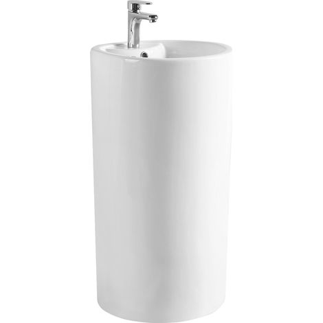 Mexen Mana lavabo independiente 45 x 45 cm, blanco - 26074600 (1/2)
