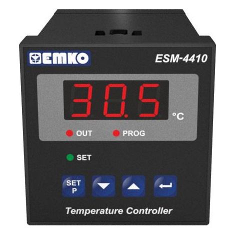 Emko ESM-4410.2.10.0.1/00.00/2.0.0.0 2 points de réglage Régulateur de température K 0 à 999 °C Relais 7 A (L x l x H) 95 x 48 x 48 mm Y351382 (1/5)