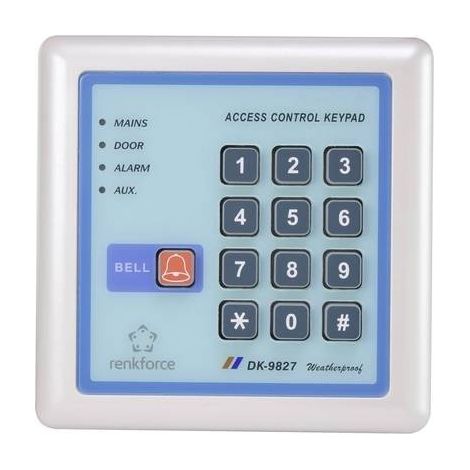 Renkforce 1582598 Serratura numerica digitale montaggio superficiale Kit 12 V IP65 con tastiera illuminata (1/5)