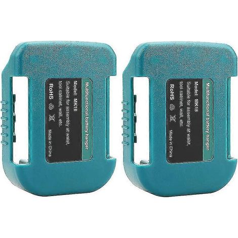 2-teiliger Batteriehalter für und 18-V-Batterie-Aufbewahrungsregal für Befestigungsgeräte (1/5)
