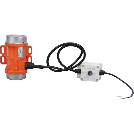 Moteur vibreur béton 12V CC sans balais alliage aluminium IP65 4000 tr/min moteur vibrant électrique avec régulateur de vitesse pour table vibrante 60W (1/5)