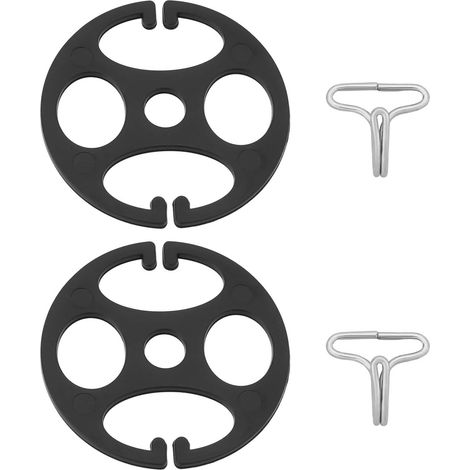 Lot de 50 Crochets Métalliques pour Housses de Siège de Voiture Pinces de Verrouillage Adaptées Aux Pièces de Rechange pour Sièges de Voiture Noir (1/5)