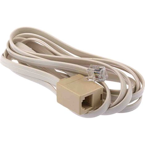 Extension RJ11 Femelle, RJ11 Mâle cat. 3 RS PRO, ports ( Prix pour 1 ) (1/3)