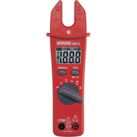Benning CM 1-3 pinza amperimétrica digital precisa