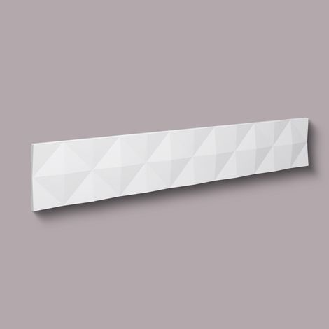 3d wall panel NMC PYRAMID ARSTYL Noel Marquet Wall panel Deco element contemporary design white 0,22 m2