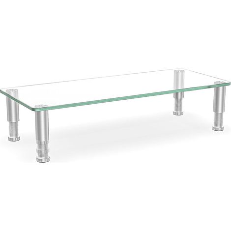 Monitorständer Glas Laptopständer ergonomisch höhenverstellbar HD01T-001P (1/5)