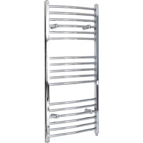 Hudson Reed Kent - Sèche-Serviettes Design Électrique Moderne Incurvé - Chromé  - 120 cm x 59.8 cm