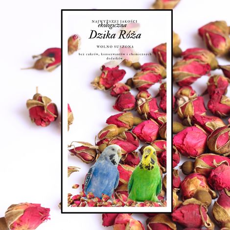 Cibo Premium per pappagalli - Rosa selvatica biologica - per tutti i pappagalli 50 g (1/3)