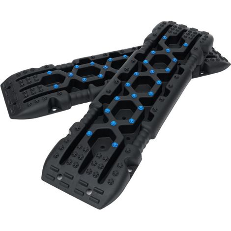 2er-Set Traktionsmatten gegen Durchdrehen – für zusätzlichen Grip der Reifen, 104 x 28 cm