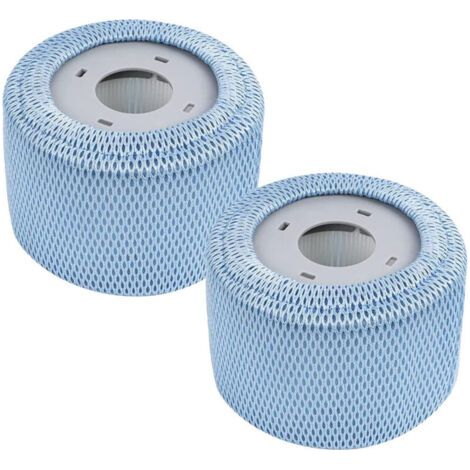 Lot de 2 cartouches filtrantes de rechange pour jacuzzi 90 plis Blanc Taille unique (1/4)