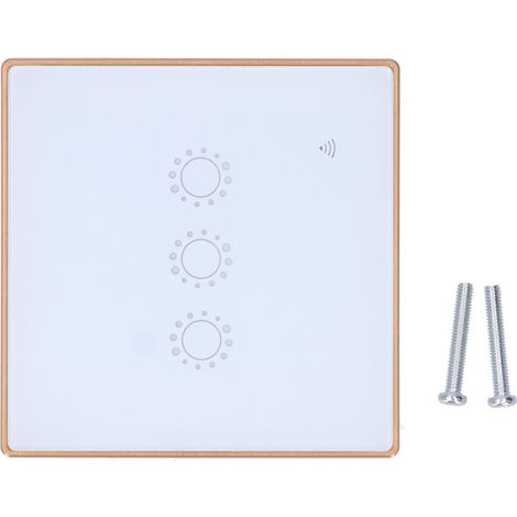 Interrupteur intelligent WiFi sans fil, télécommande tactile 2200W, prise UK 95-240VAC, distribution électrique