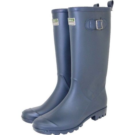 Burford Wellington Boots Navy - Size 9 -TFW5765