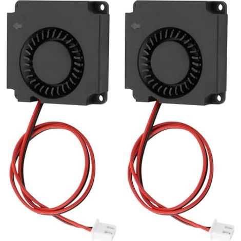 2x Ventilateur à turbine 5V 4010DC 40x40x10mm, micro-roulements, palier hydraulique sans balais, câble à bornes pour imprimante 3D (1/5)