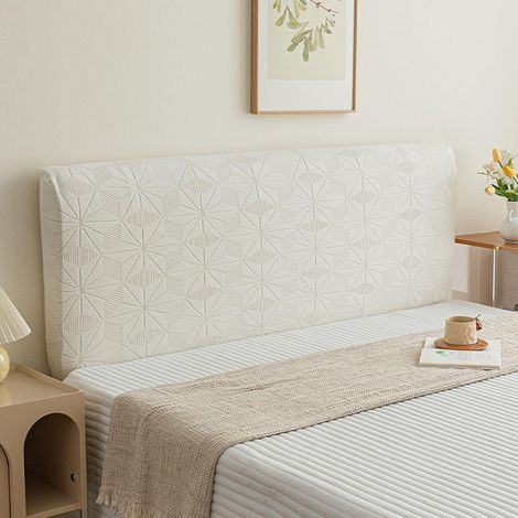 Funda de cabecera genérica, funda de cabecera elástica, protector de cabecera lavable para cama doble, tamaño pequeño