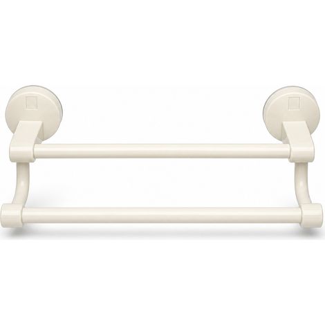 Porta asciugamani doppio a ventosa per bagno 40 cm (1/5)