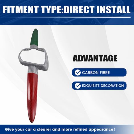 Zierrahmen für die Emblempositionen der Fiat 500, ABARTH 595 und 695 Modelle (für die Modelle 12-23). (1/4)