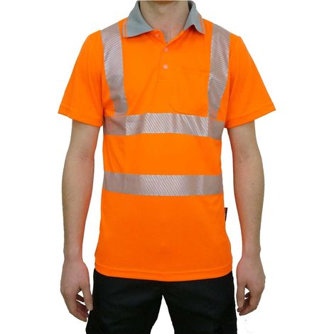 PROFIL Warn-Poloshirt Paul Gr. L orange