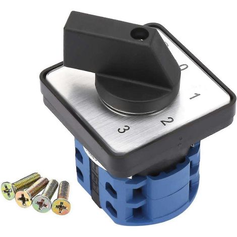 Sélecteur universel à came 220 V 20 A 4-2-, LW26-20 0-3/2 (1/5)