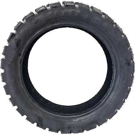 Pneu intérieur et extérieur 10X2.70-6.5 pour trottinette électrique, draisienne, tout-terrain, tubeless, noir, 700 g (1/4)