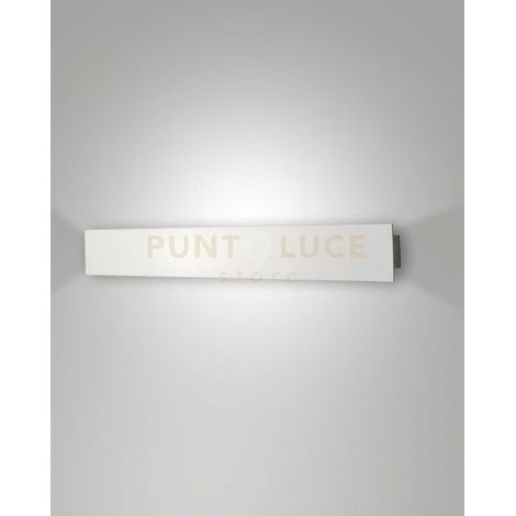 LOTUS APPLIQUE BIANCA 64,5CM A LED 3000K - 20W - 2700 lm DIMMERABILE IN ALLUMINIO