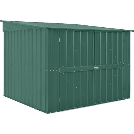 6 x 6 Feet Globel Bike Locker - Steel/Metal - Green