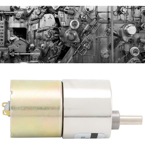 Moteur miniature à engrenages CC XD-37GB520 (DC12V) - Moteur CC à vitesse lente et variable (30 tr/min) (1/5)