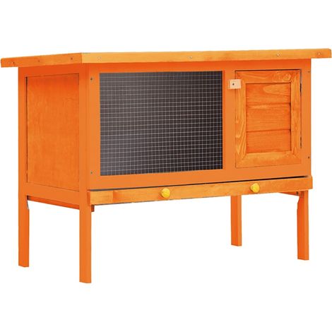 Kaninchenstall Kleintierhaus Hasenstall 1 Ebene Holz