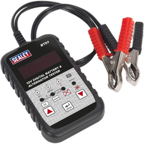 Sealey Digital Battery & Alternator Tester 12V BT01