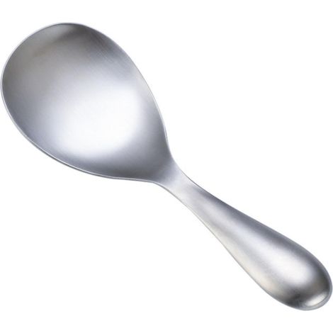 Cuillère À Riz - Acier Inoxydable 304 Épais - Antiadhésif - Tige Ergonomique - Pour Service Et Mélange - 1 Pièce (1/5)