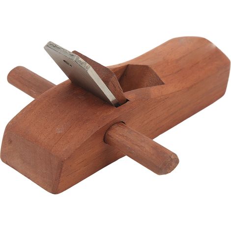 Rabot à main incisif pour le travail du bois, lame en acier à haute teneur en carbone pour acajou, idéal pour le dégrossissage.