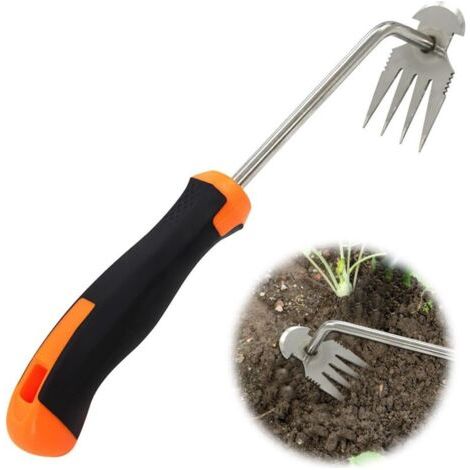 1 pcs Désherbeur avec Manche, Coupe-Pissenlit, carthame, râteau de Jardin Traditionnel