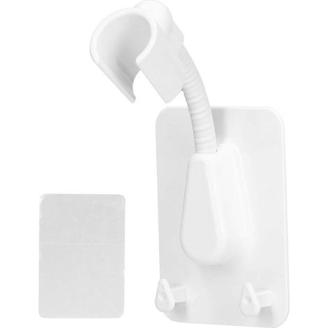 Support de pommeau de douche sans perçage, universel et réglable, avec clip de fixation pour salle de bain à domicile (1/5)