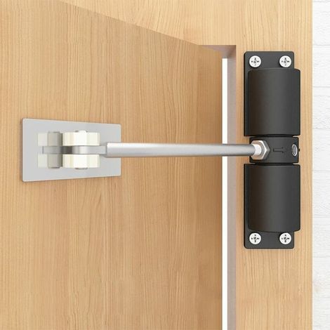 Ferme Porte Automatique, Fermeture Ressort De Porte, Réglable En Alliage De Zinc Fermeture Automatique Pour Le Salon Ou Le Commerce Contrôler Jusquà 40Kg, Venez Avec Clé Hexagonale Et Vis (1/5)