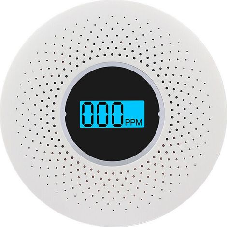 Lot de 1 Détect de Fumée Wi-FI Intelligent avec Pile Remplaçable, Compatible avec l’Appli Tuya Smart & Smart Life, Conforme à la Norme en 14604, XS01-WT