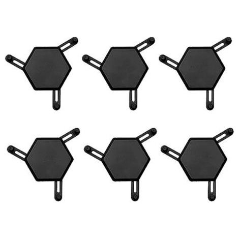 6 Pack Coffee Cup Organizers and Storage Shelves Expandable and Stackable for Tea Cups and Coffee Cups to Save Space (Black) (1/5)