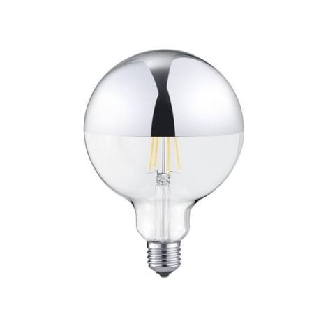 Ampoule LED décorative chromée sphérique E27 7W 2700K 680 lm Trio