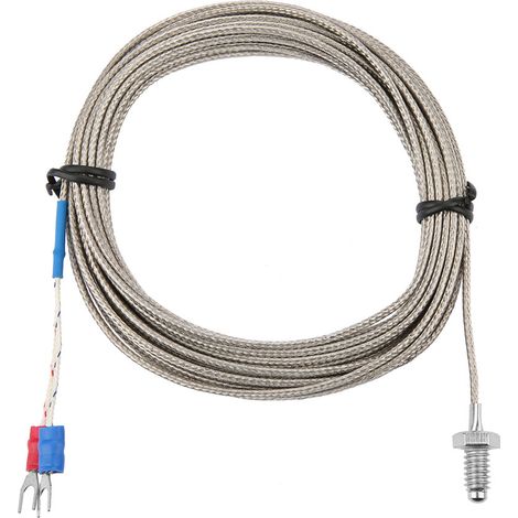 Acouto Thermoelementkabel Typ K TY 1 m Länge M6 BSW S Gewinde Temperaturmessung Typ Thermoelementkabel Thermoelement Jedes Erfahrungsniveau an Sicherheit und mit dem K-Kabel. Die Konstruktion.