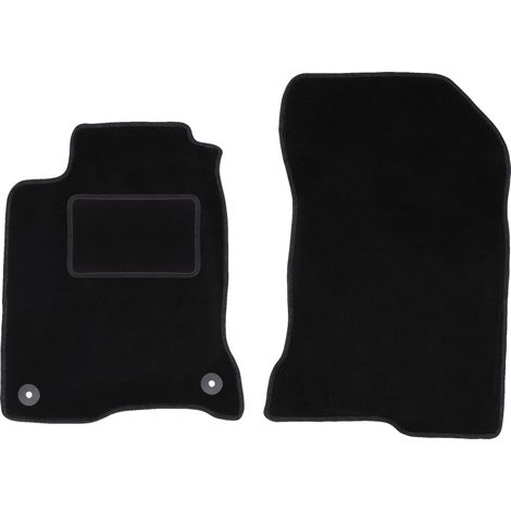 Tapis avant noirs pour : Renault Laguna III coupé (2007-2015) (1/5)